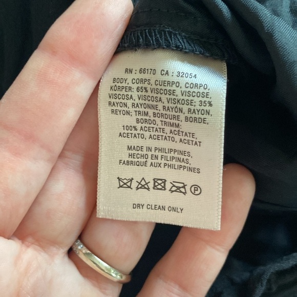 Cartonnier black paper bag pants women’s medium tall - Picture 8 of 8